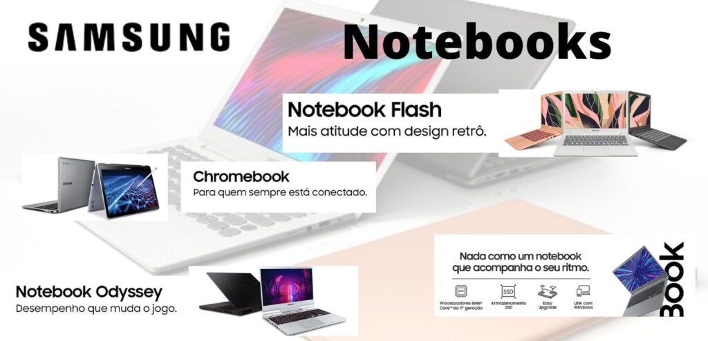 Notebooks Samsung 4 Vários Notebooks Samsung